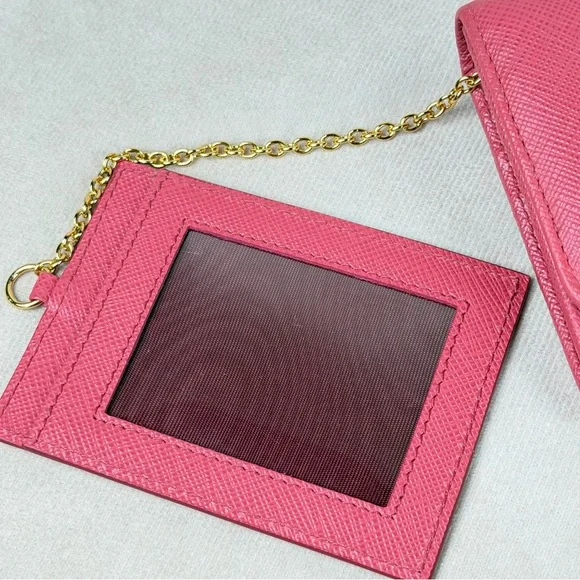 Prada Bow Saffiano Leather Continental Wallet - Picture 15 of 16